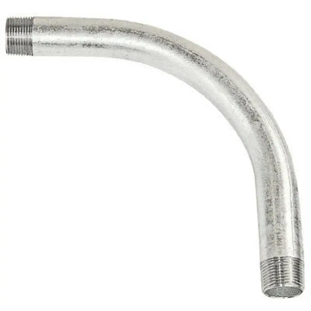 1-1/4" GALVANIZED STIFF 90 ELBOW