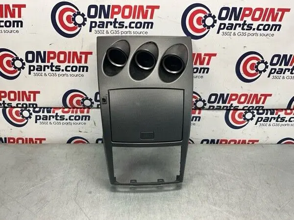 2003 Nissan Z33 350Z Center Dash Cubby Bezel Guages Oem 22Bdxfc