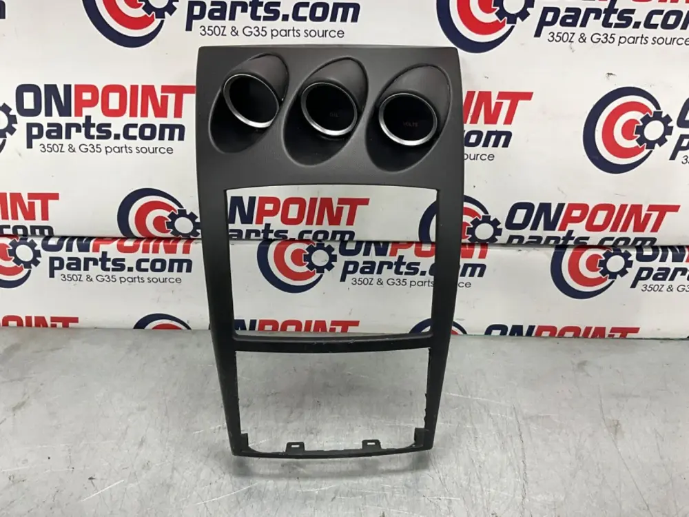 2004 Nissan Z33 350Z Front Center Dash Bezel Trim Instrument Cluster OEM 14BALF7
