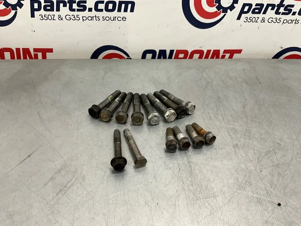 2014 Nissan Z34 370Z Hand-crank Transmission Hardware Bolts OEM 14BILEC