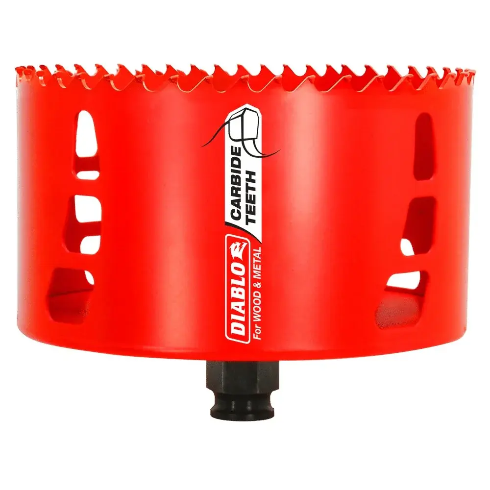 4-5/8 . (117mm) Carbide-Tipped Wood & All-metal Holesaw