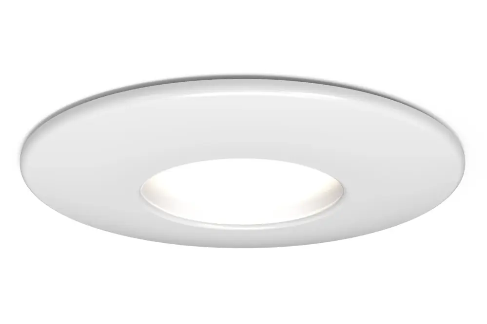4lite IP20 GU10 Fire Rated Downlight Matt Chalk Bezel