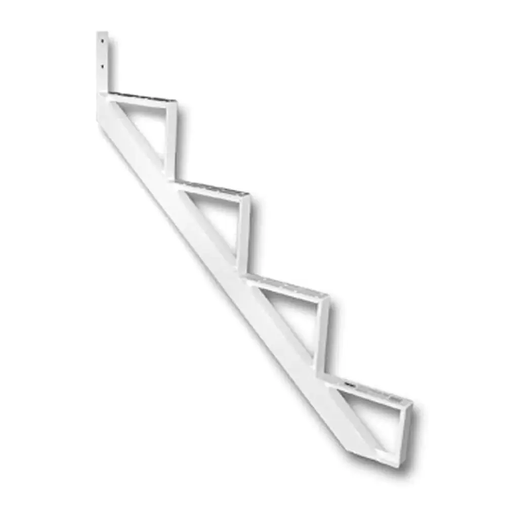 4-Step Aluminum Stringer Collection 10 (9-1/16″), Alabaster