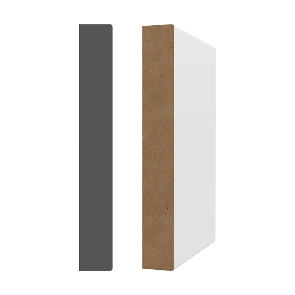 3/4" x 5-1/2" x 8' Alabaster Primed MDF Rectangular Molding