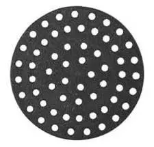 9-1/2" Cast Iron Drain Cover, 1/4 Heavy-duty Vibration Reduction