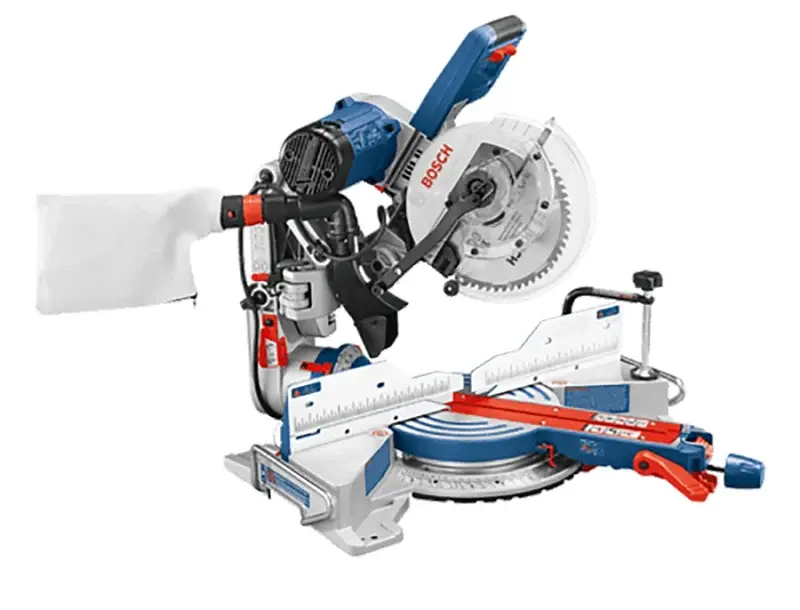 Bosch CM10GD Miter Saw, 10 Dia Blade, 4800 rpm Speed, 45 deg Max Miter Angle, 47 deg Max Bevel Angle