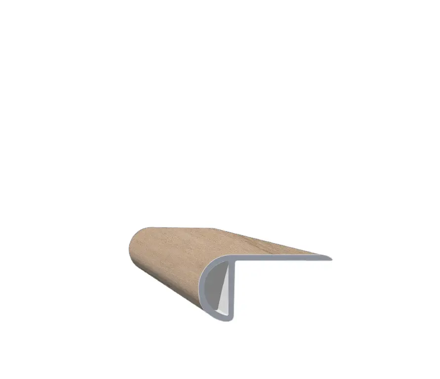 Charleston 1.03 . Plush x 2.23 . Width x 94 . Length Vinyl Overlap Stair Nose Molding