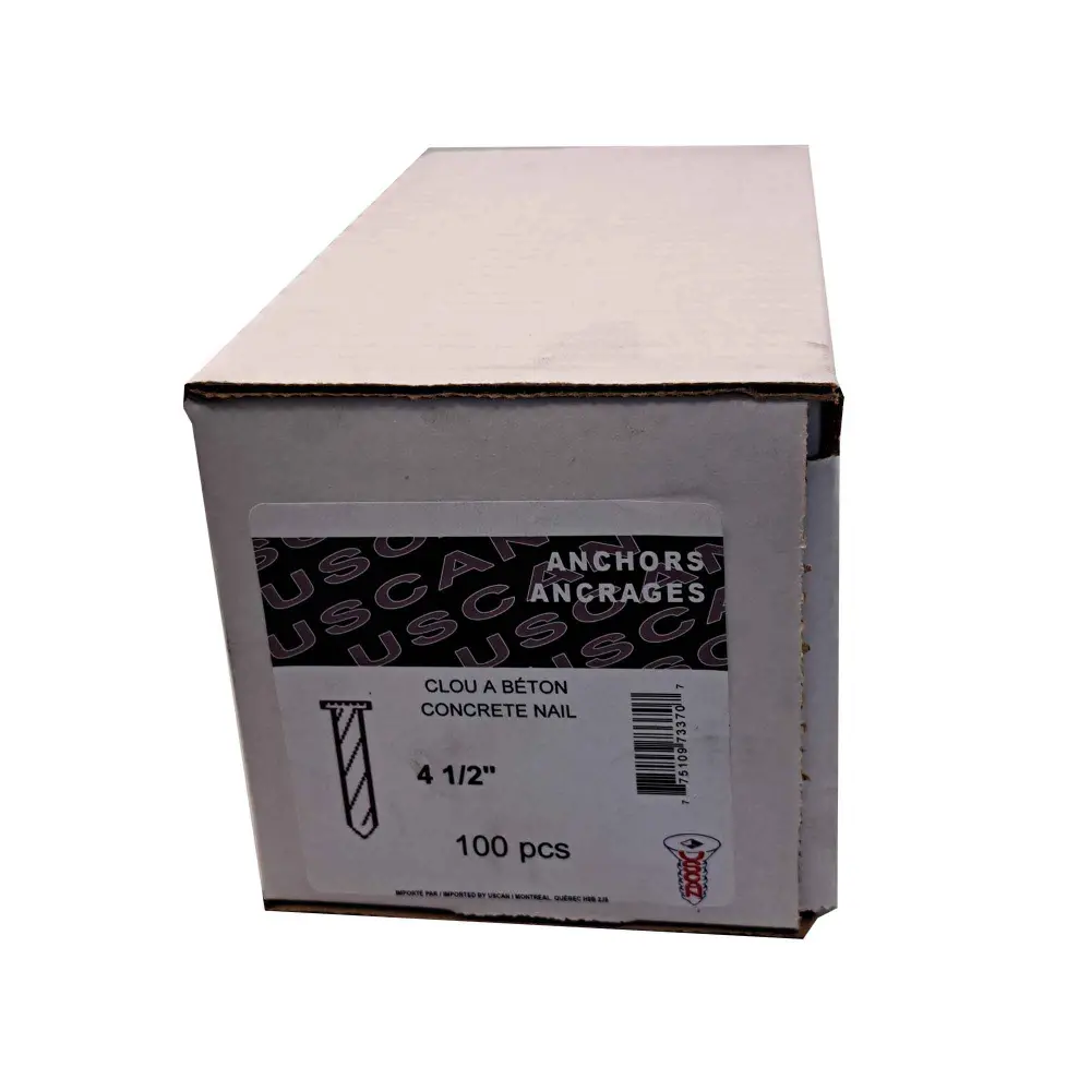 Concrete Nail, 4-1/2" (100 Units)