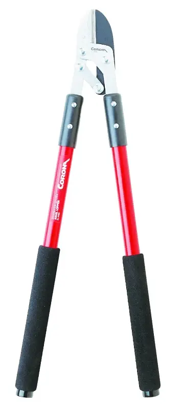 Corona FL 3420 Anvil Lopper, 1-1/2 Cutting Capacity, Resharpenable Blade, High-tech Steel Blade, Fiberglass Handle