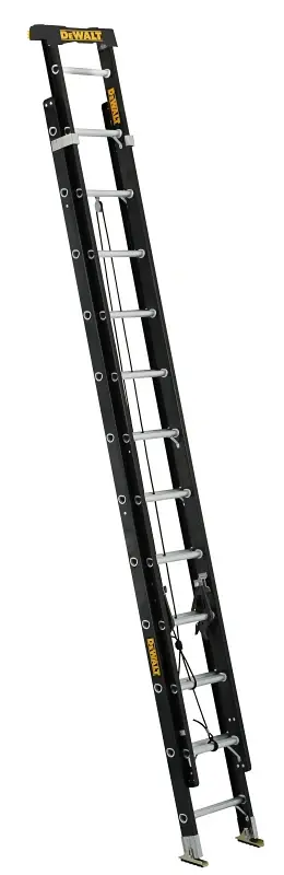 DeWALT DXL3020-24PT Extension Ladder, 282 H Reach, 300 lb, 1-1/2 D Step, Grp