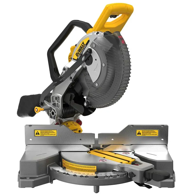 DEWALT MAX XR DCS714B Twofold Bevel Fixed Miter Saw, Tool Only, 20 V, 10 Dia Blade
