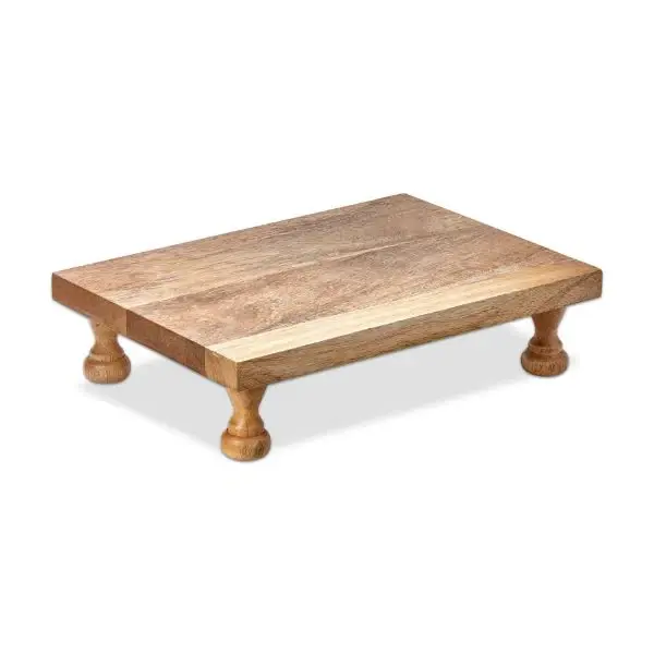 Elevated Serving Table Riser - natural - Small and Generous