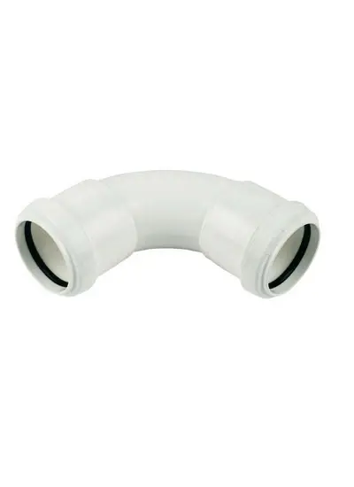 FloPlast Push Fit Waste 92.5 Degree Bend 32mm Pearl