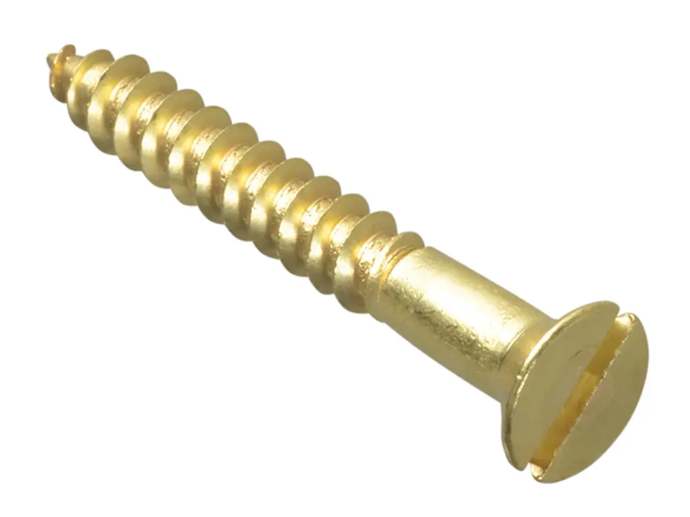Forgefix Wood Screw Slotted Csk Warm alloy 1.1/2In X 10 Forgepack 8