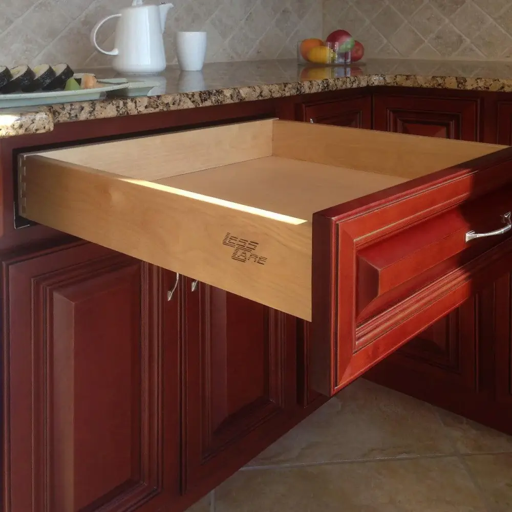 Full Extension Soft-Close Dovetail Drawer Upgrade B36 Base Kitchen Cabinet