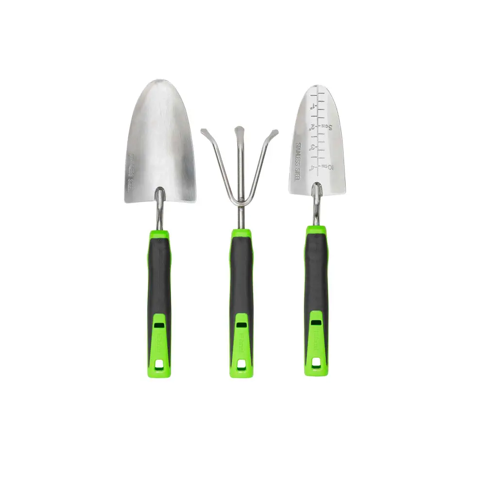 Gardening Hand Tool Place Interchangeable Handles, 3 Pieces Easy Installation