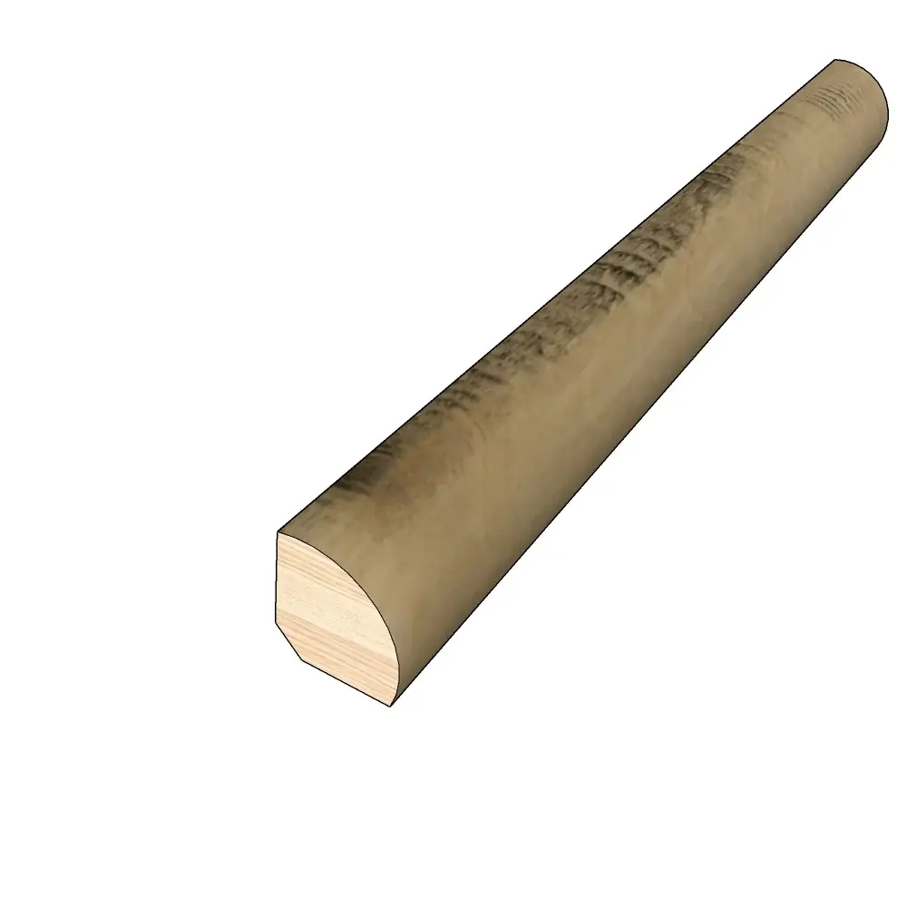 Homestead 0.75 . Plush x 0.75 . Width x 78 . Length Hardwood Quarter Round Molding