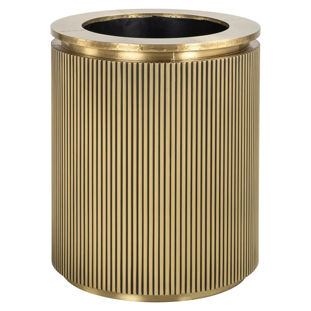 Ironville Planter 50cm - Textured Gold
