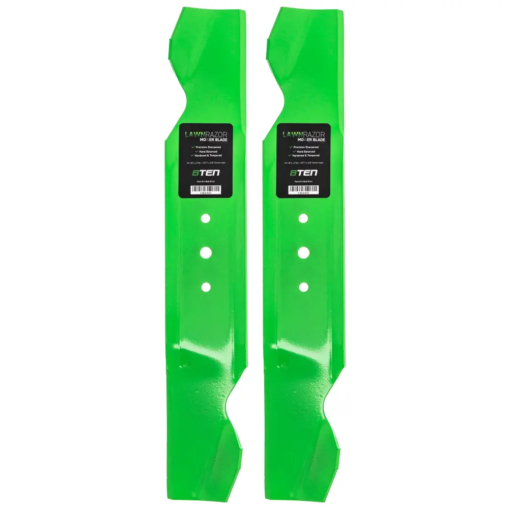 LawnRAZOR Notched High Lift Blade MTD Ranch King Task Force 742-0496 942-0496 9420496 | PAIR-SET
