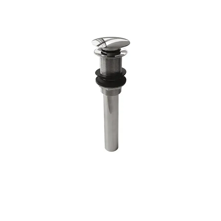 Long 1 1/4" round pressure pop-up drain