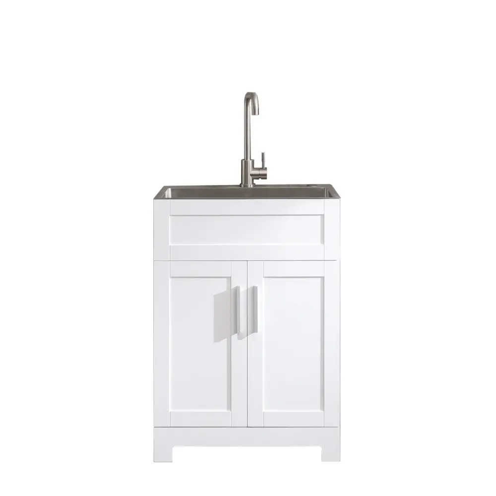 Paint No-cost Laundry Tub Cabinet Stainless Steel Combo (Update)