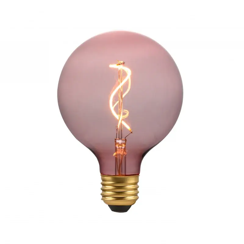 Pink 40 Light Bulb