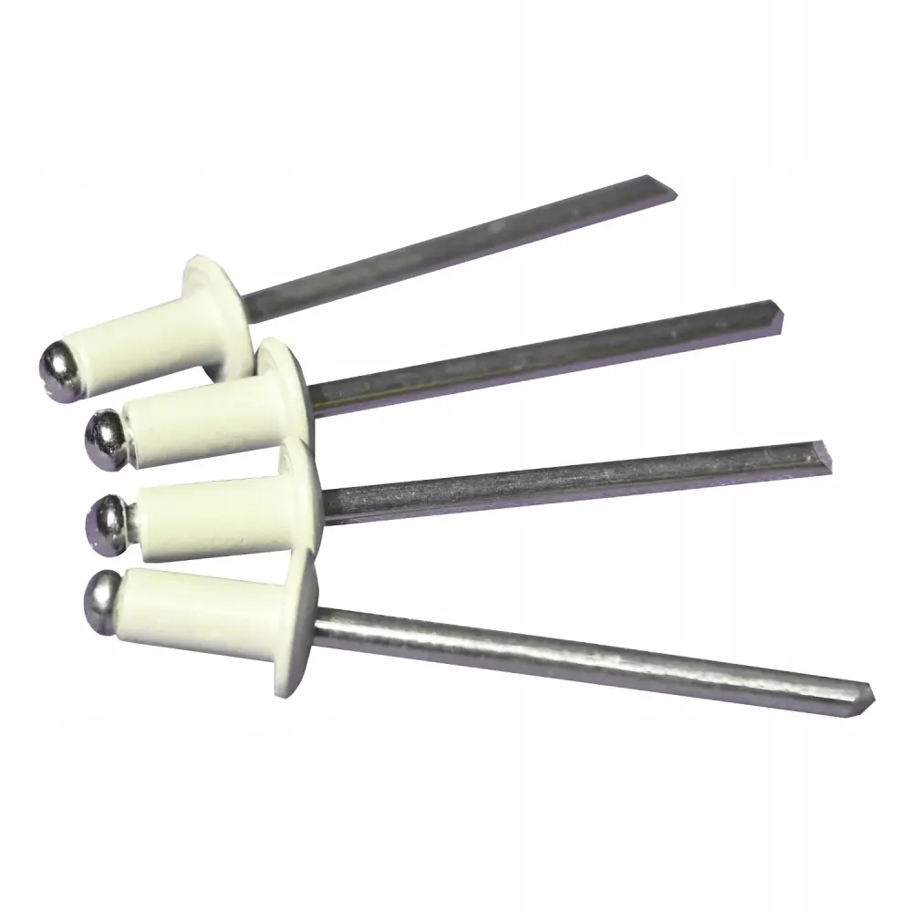 Pop Rivet 4x8 White 100PCS Place Galvanized Steel Aluminum Blind Rivets Tool