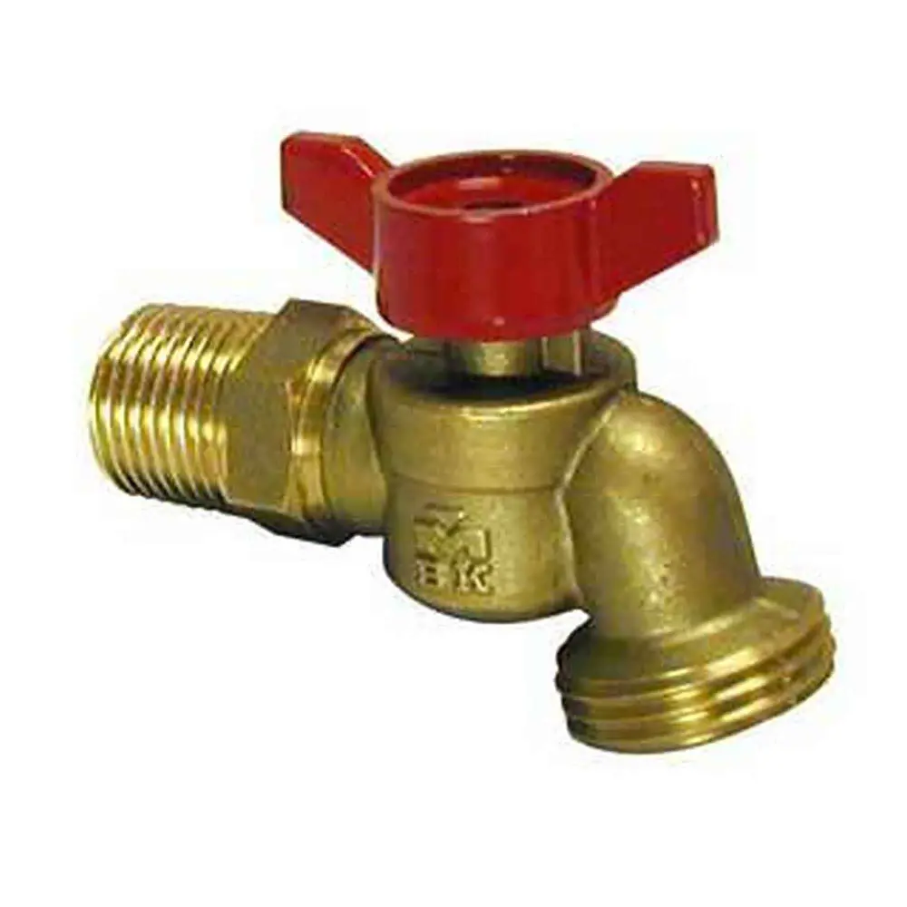 Quarter Turn Hose Bibb Warm alloy, 1/2" Male