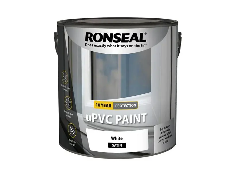 Ronseal uPVC Paint Chalk Satin 2.5 litre