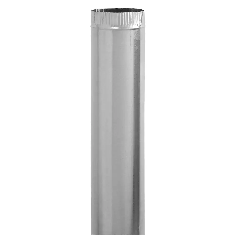 Round Heating Pipe Galvanized Stainless , 4" x 15"