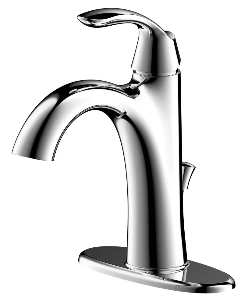 Safety Certified Arts et Metiers Single Handle Single-Hole Bathroom Faucet Drain Chromium - MFF-AMC1-CP