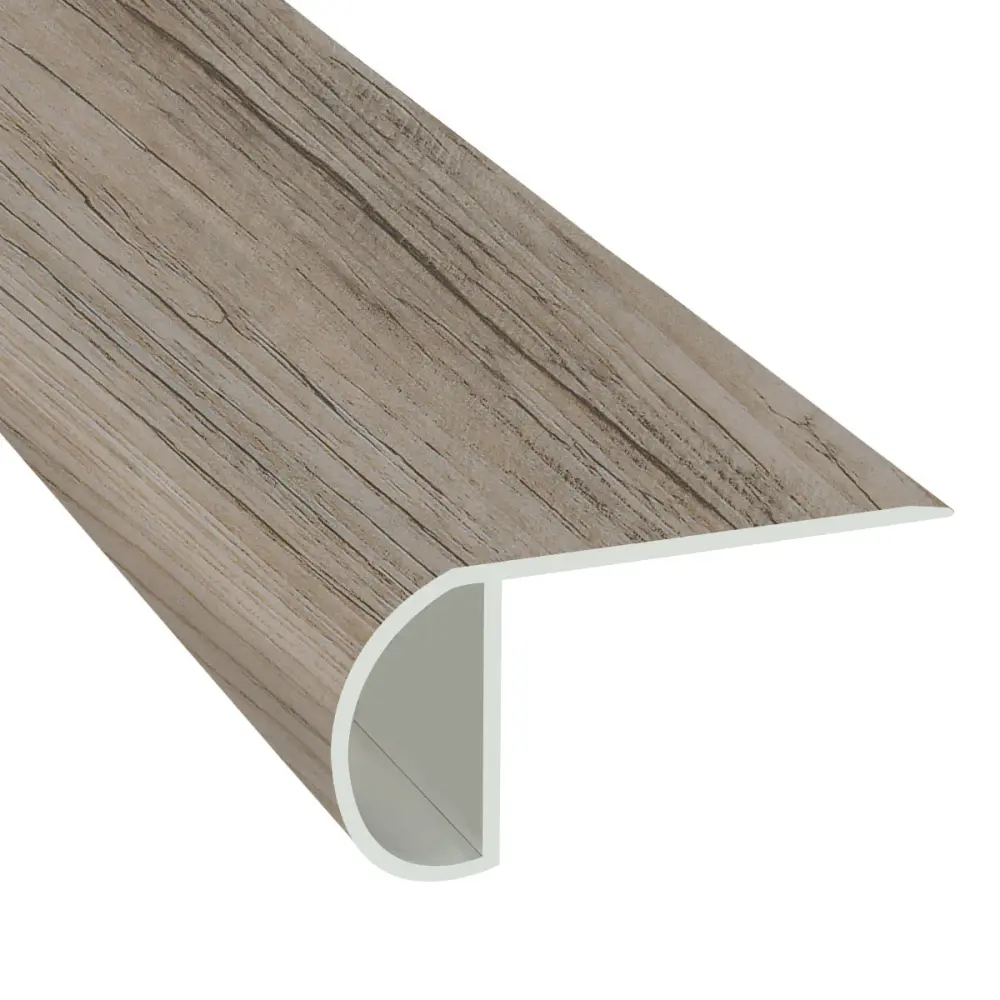 Sedona Pine 1.03 . Plush x 2.23 . Width x 94 . Length Vinyl Overlap Stair Nose Molding