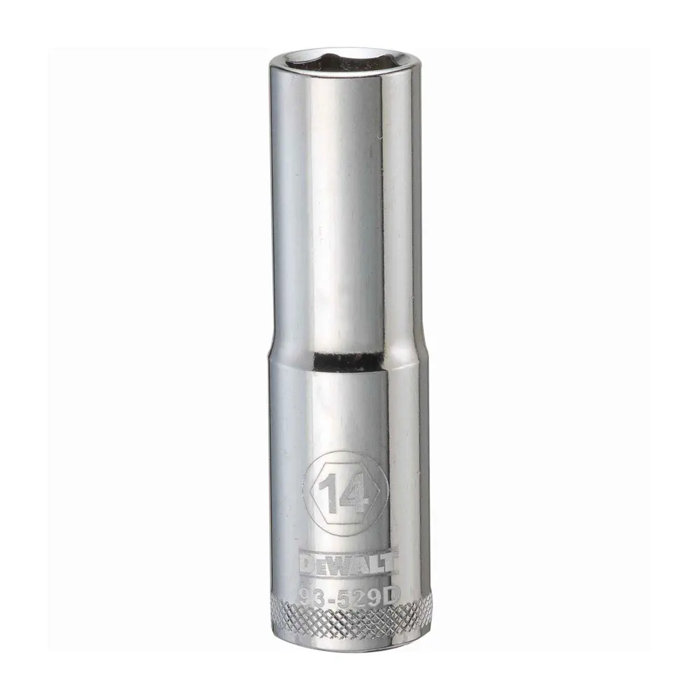 1/2" Square Drive Deep Regular Socket 6 Points, 14 mm