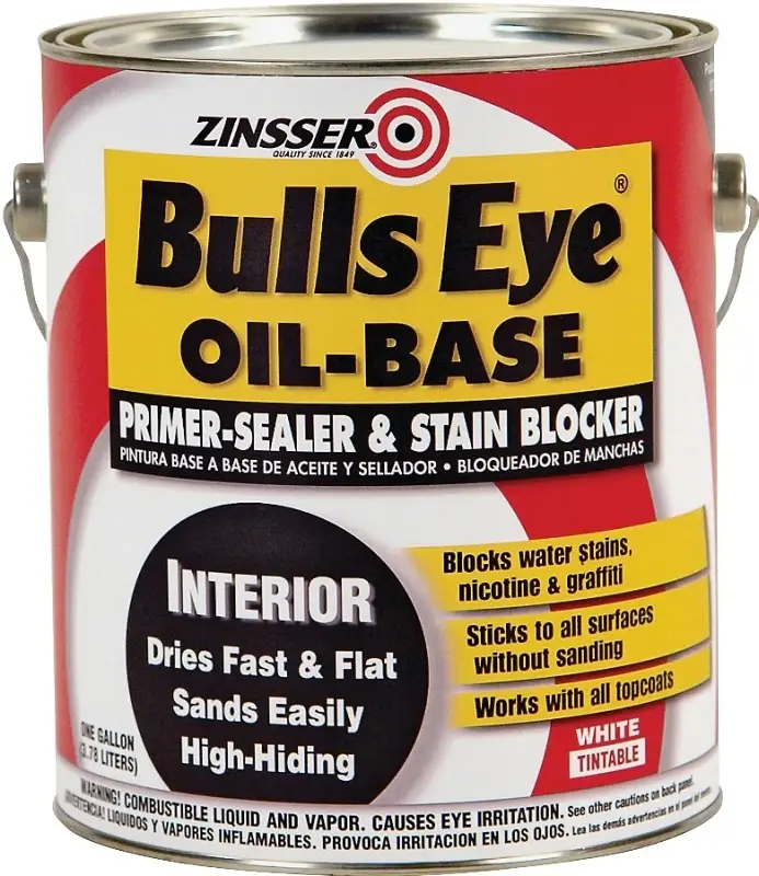 Stud Finder Zinsser 03541 Primer Sealer and Stain Killer, Flat, Ivory, 1 gal
