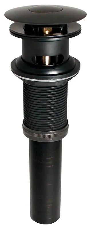 Stylewise K820-75BRZ Pushbutton Sink Drain, 1-1/4 Connection