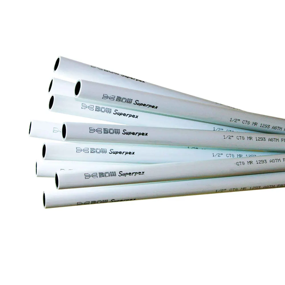 SuperPex White Pipe, 1/2'' x 10'