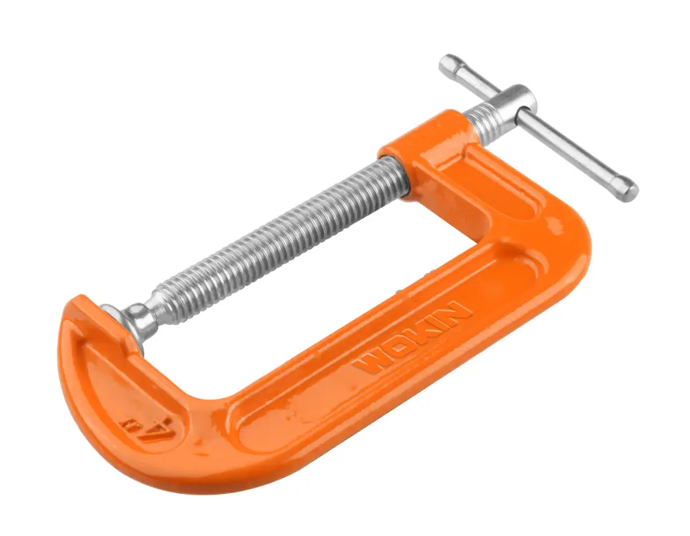 Wokin 4 Inch C-Clamp Brushed Nickel