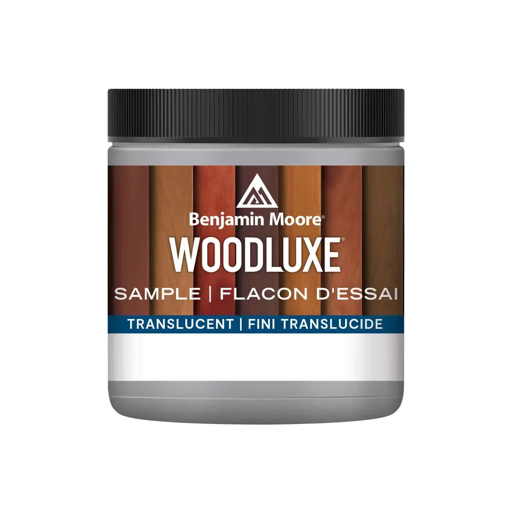 Woodluxe Sample Water-Based Deck and Siding Exterior Stain and Sealer Sheer Teak Finish, 236 ml