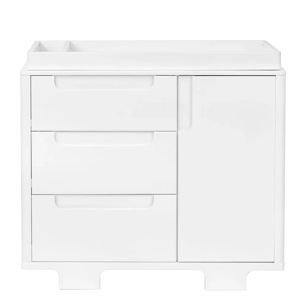 Yuzu 3-Drawer Changer Dresser - Pearl