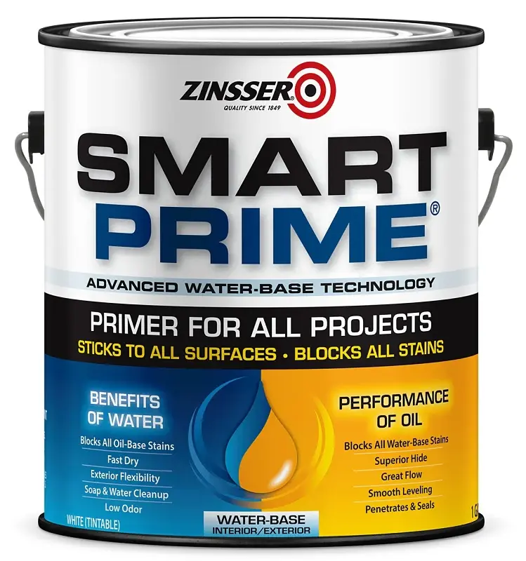Zinsser 249729 Primer, 400 sq-ft/gal Coverage Area, Chalk, 1 gal
