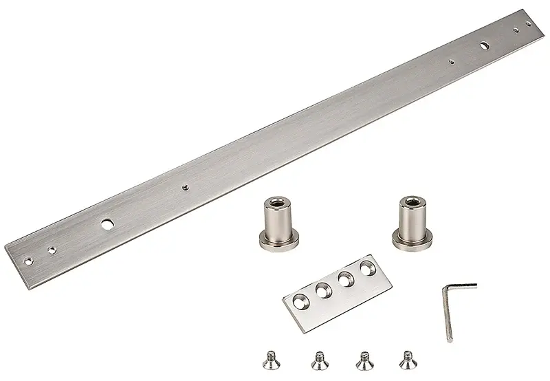 National Hardware N187-062 Track Extension Kit, 24 L Track, Stainless, Satin Nickel, : N186-966 National Hardware Kit