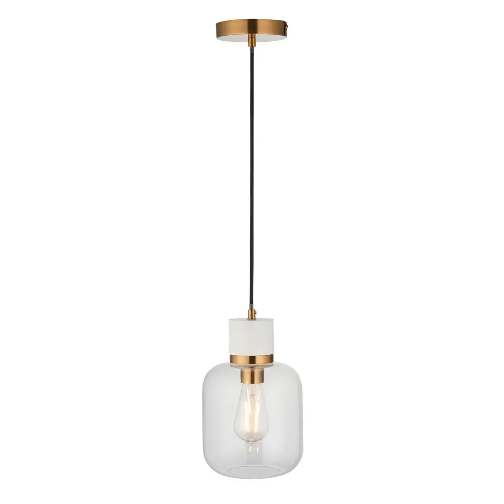 Travi Volakas Marble 1 Pendant Airy - White