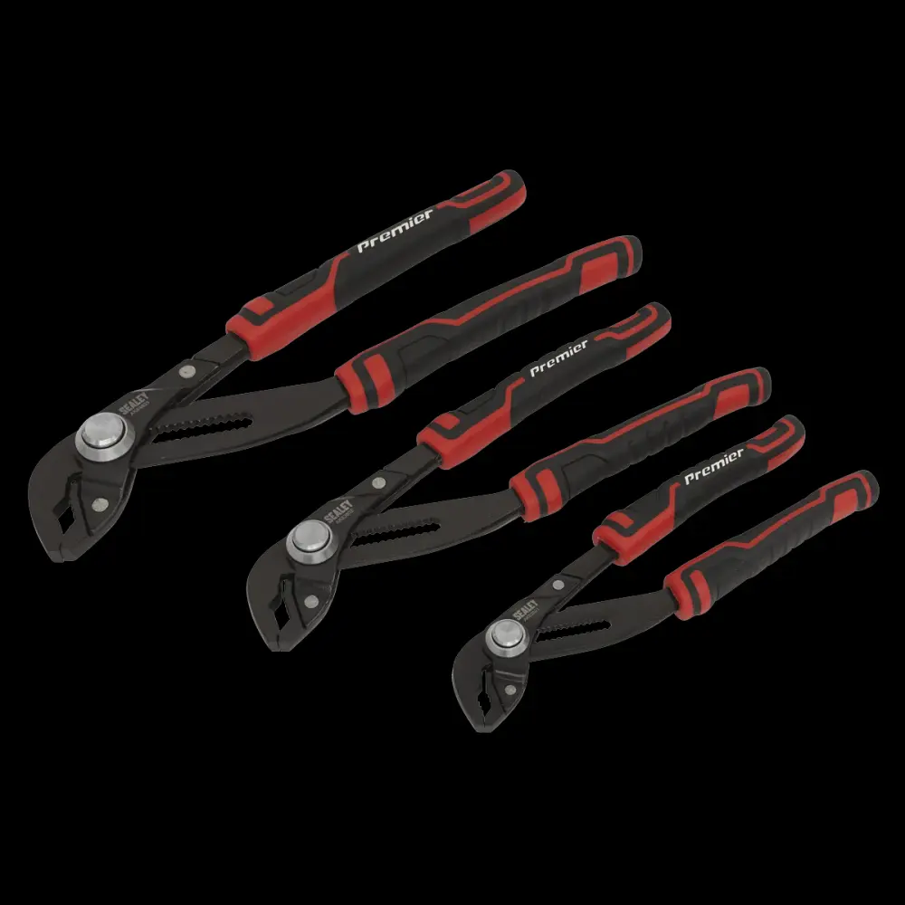 Sealey AK8380 Water Pump Pliers Set 3pc Instant Release