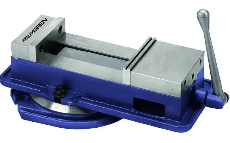 Palmgren Biodegradable Precision Dual Force Milling Machine Vise Swivel Base, 6", 9626604