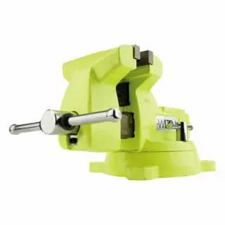 Wilton High Visibility Securety Vises, 6 Jaw, 4 1/8 Throat, Swivel Base, 63188