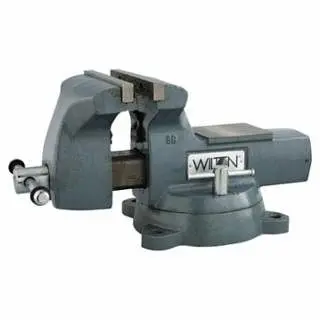 Wilton Mechanics Vise, 8 Jaw Width, 4 3/4 Throat Depth, Swivel Base, 21800