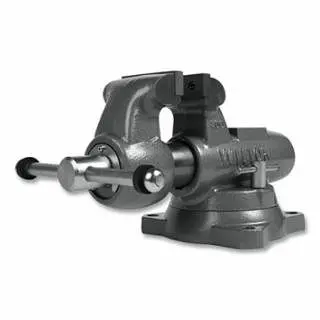 Wilton Professional-Grade Machinists' Swivel Vise, 4 Jaw Width, 3-1/2 Throat Depth, Swivel Base, 28831