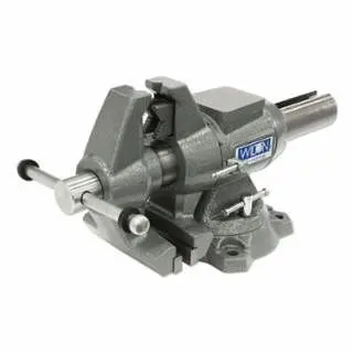 Wilton Snap-On Multi-Purpose Bench Vise, 5-1/2 Jaw Width, 2-3/4 Throat Depth, Swivel Base, 28824