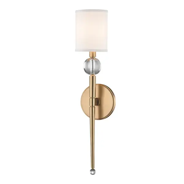 Flush Mount Rockland 1 Light Petite Wall Sconce - Brass