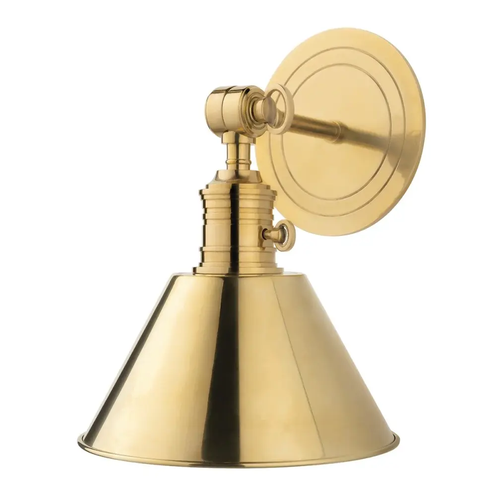 Garden City 1 Light Wall Sconce - Aged Warm alloy